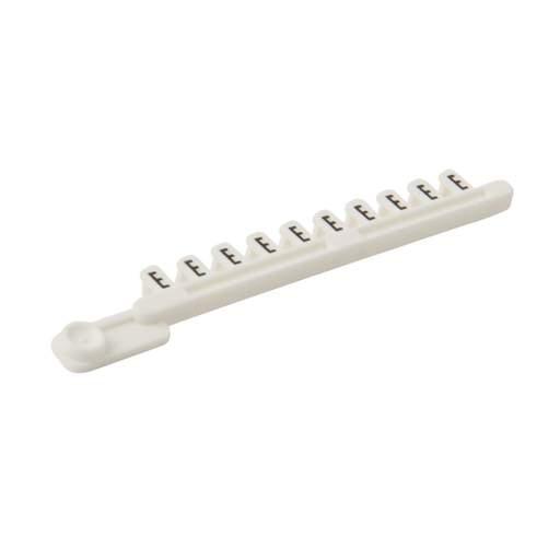 Wieland Lettered Marker Strips for Wieland Terminals "E"  (Pack of 25 Strips)