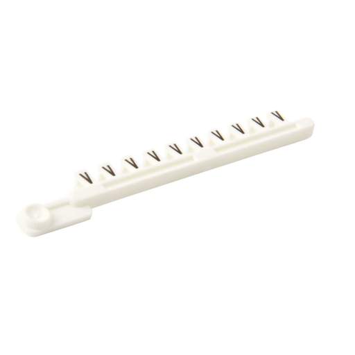 Wieland Lettered Marker Strips for Wieland Terminals "V" (Pack of 25 Strips)