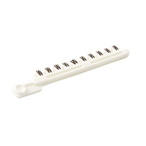 Wieland Lettered Marker Strips for Wieland Terminals "W" (Pack of 25 Strips)