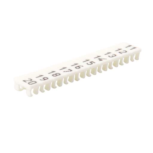 Wieland Numbered Marker Strips for WK2.5U Terminals "11-20" (Pack of 25)