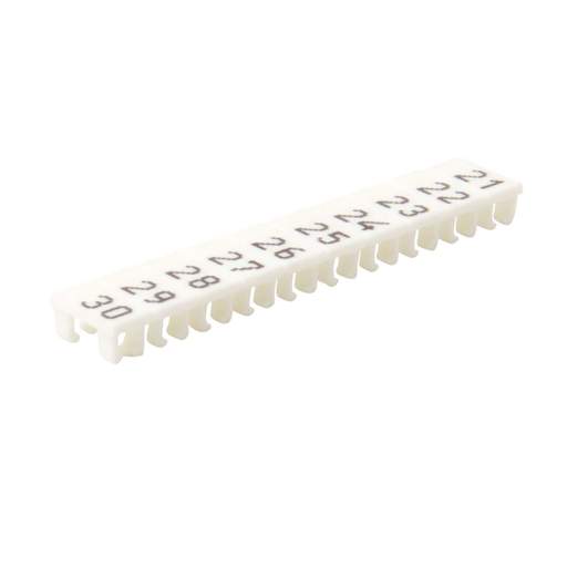 Wieland 21-30 Numbered Marker Strips for WK2.5U Terminals (Pack of 25 Strips)