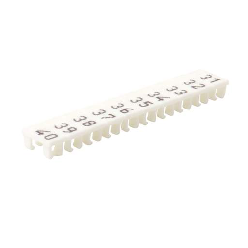 Wieland 31-40 Numbered Marker Strips for WK2.5U Terminals (Pack of 25 Strips)