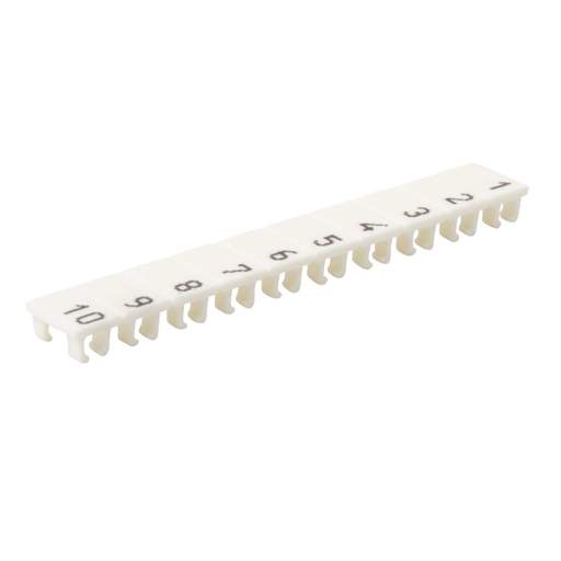 Wieland 1-10 Numbered Marker Strips for WK4U Terminals (Pack of 25 Strips)
