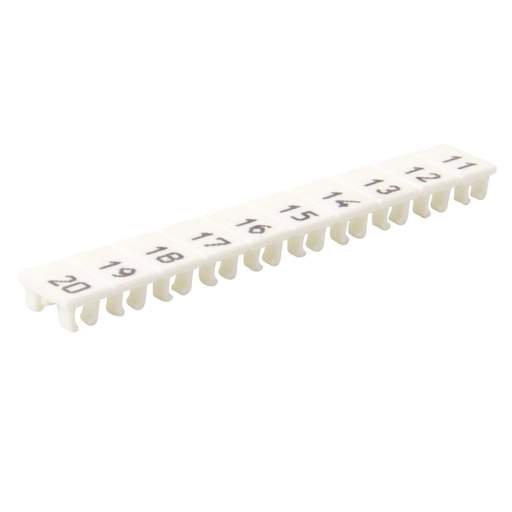 Wieland 11-20 Numbered Marker Strips for WK4U Terminals (Pack of 25 Strips)