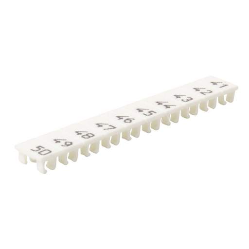 Wieland Numbered Marker Strips for WK4U Terminals "41-50" (Pack of 25)