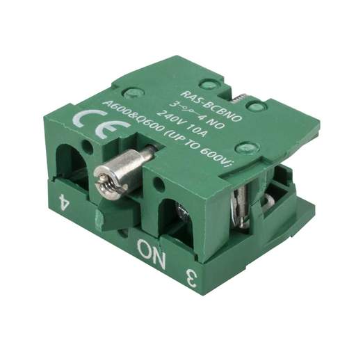 MCG Contact Block Normally Open Base Mounted suitable for Metal Control Stations