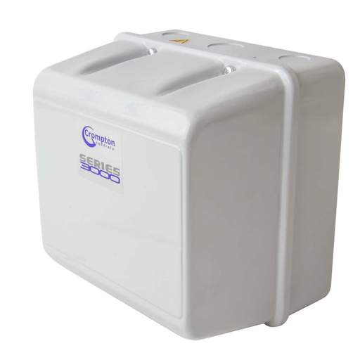 Crompton 40A AC1 Triple Pole Enclosed Heating and Lighting Contactor with 230V AC Coil