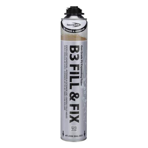 Bond-it B3 Fill and Fix Gun Grade Expanding PU Foam 750ml