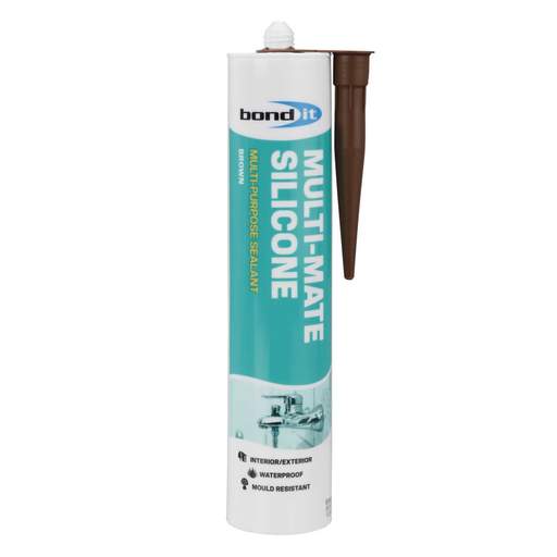 Bond-it Multi-Mate Multi Purpose Silicone Brown 300ml