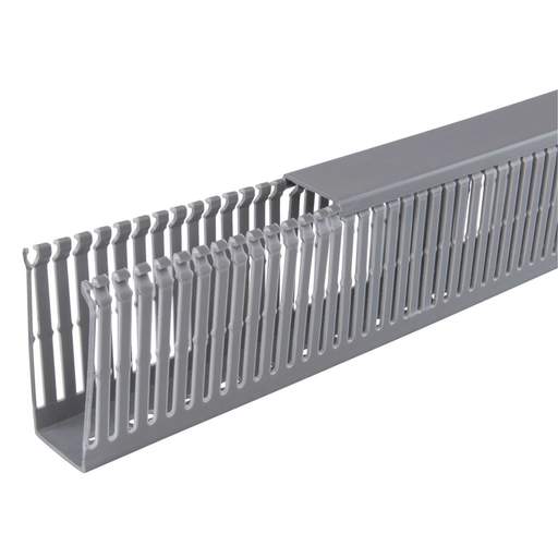 MCG 100mm x 40mm Open Slotted Trunking Grey (2m Length)