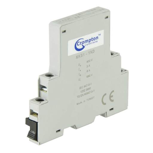 Crompton Side Mount Auxiliary 1 NO and 1 NC Contact for CC Manual Motor Starters