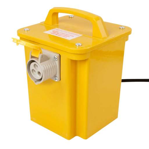 MCG 1.5kVA Single Phase Portable Tool Transformer 110V complete with 2 x 16A 2P+E 110V Sockets Fitted