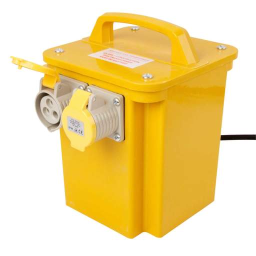 MCG 2.25kVA Single Phase Portable Tool Transformer 110V complete with 2 x 16A 2P+E 110V Sockets Fitted