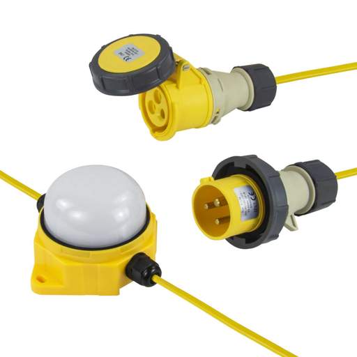 MCG 20m 110V Yellow LED Festoon Kit (CXFS20MLED) CEF