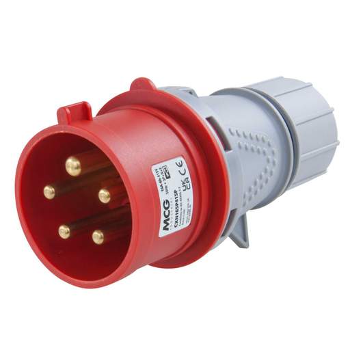 MCG 16A 3P+N+E 415V Plug IP44