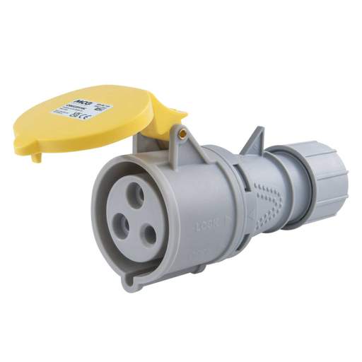MCG 32A 2 Pin + Earth 110V Coupler IP44