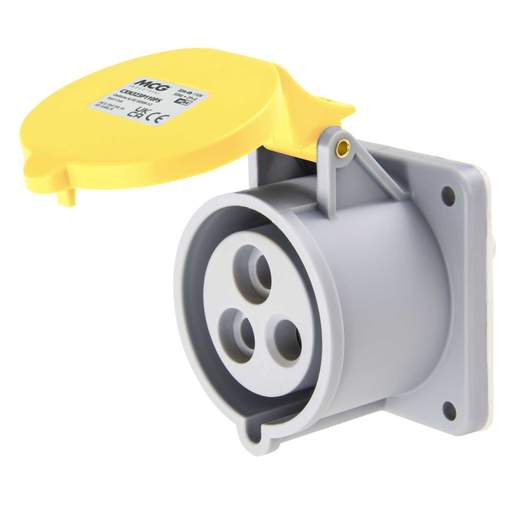 MCG 32A 2 Pin + Earth 110V Panel Socket IP44
