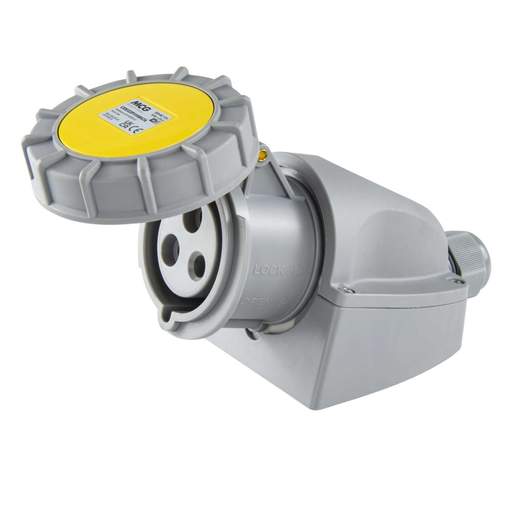 MCG 32A 2 Pin + Earth 110V Wall Mounted Socket IP67