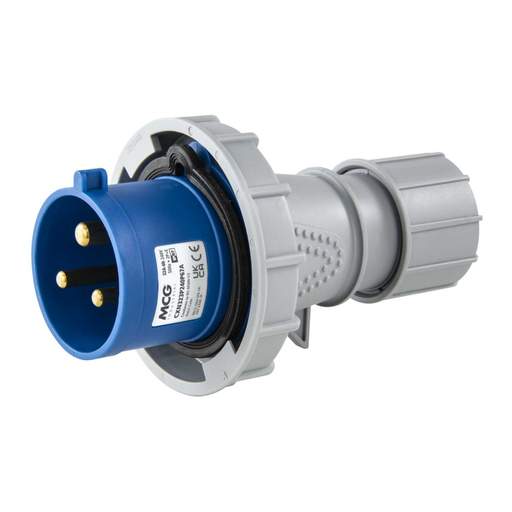 MCG 32A 2 Pin + Earth 230V Plug IP67