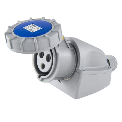 MCG 32A 2 Pin + Earth 230V Wall Mounted Socket IP67