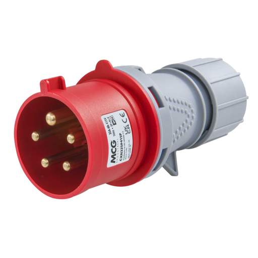 MCG 32A 3P+N+E 415V Plug IP44