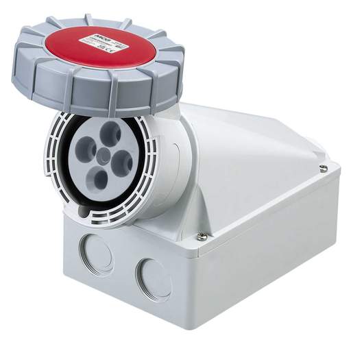 MCG 63A 3P+E 415V Wall Mounted Socket IP67