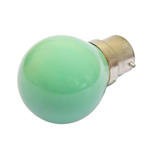 Crompton 15W BC 45mm Golf Ball Lamp Green