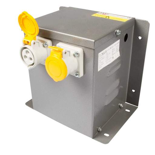 MCG 3.3kVA 230V to 110V Wall / Floor Mounted Transformer with 2 x 16A Sockets