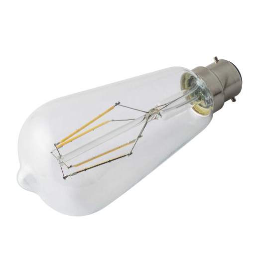 Fusion 4W BC LED Filament ST58 Squirrel Cage Lamp 2200K