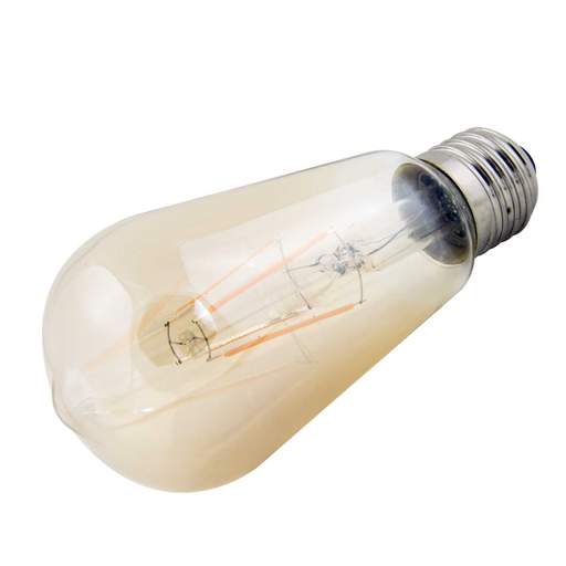 Fusion 4W ES LED Filament Vintage ST58 Squirrel Cage Lamp Amber 2200K