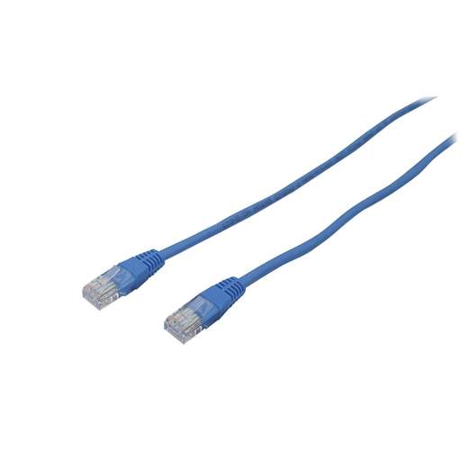Emitex 1m CAT5e U/UTP Booted Patch Lead Blue