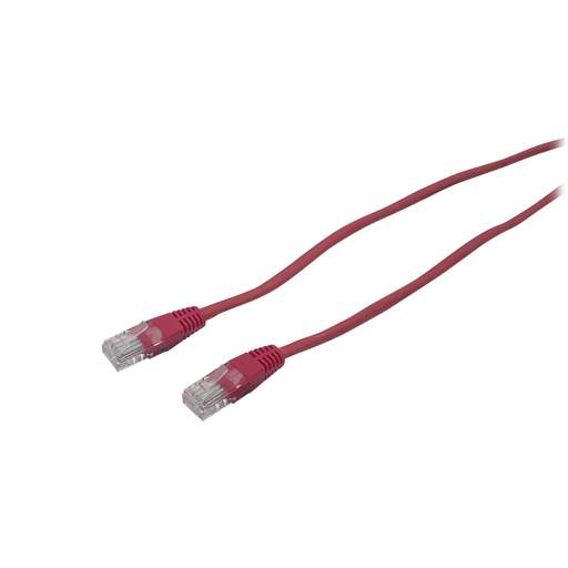 Emitex 1m CAT5e U/UTP Booted Patch Lead Red