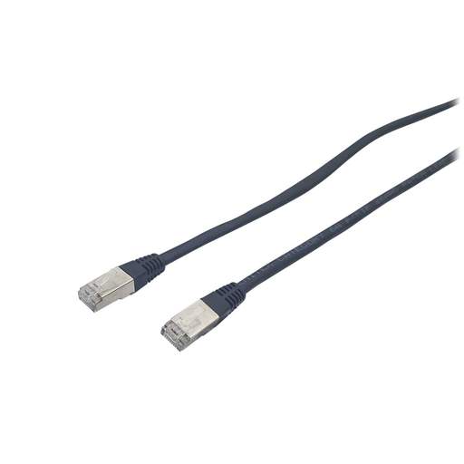 Emitex 1m CAT6a F/FTP LSOH Booted Patch Lead Black