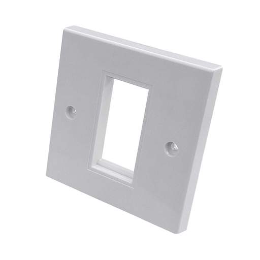 Emitex 1 Gang 1 Module Euro Face Plate