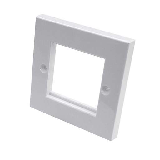 Emitex 1 Gang 2 Module Euro Face Plate