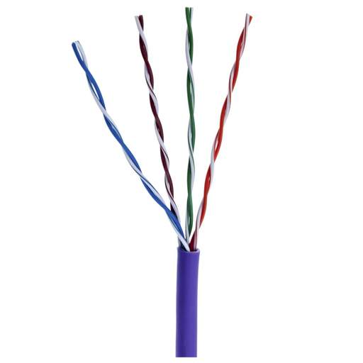 Emitex CAT5e U/UTP Unshielded Twisted Pair LSOH Data Cable Violet 100m