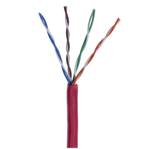 Emitex CAT5e U/UTP Unshielded Twisted Pair Data Cable Red 305m