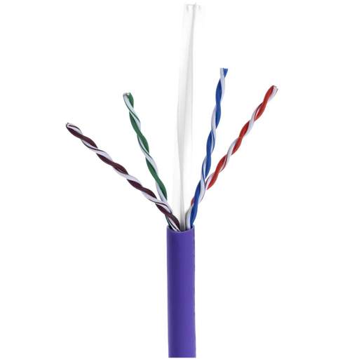 Emitex CAT6 U/UTP Unshielded Twisted Pair LSOH Data Cable Violet 100m