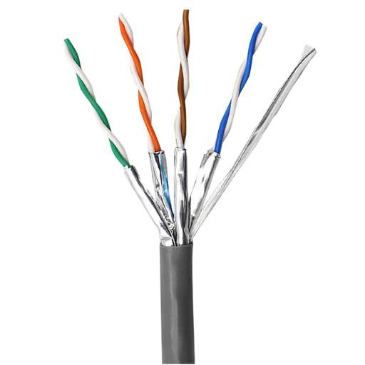 Emitex CAT6A U/FTP LSOH Shielded Twisted Pair Cable Grey (Drum of 305m)