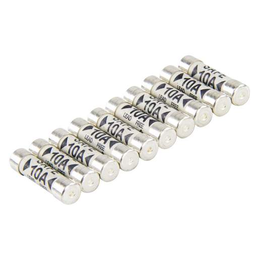 F4P 10A BS 1362 Plug Top Fuse (Pack of 10)