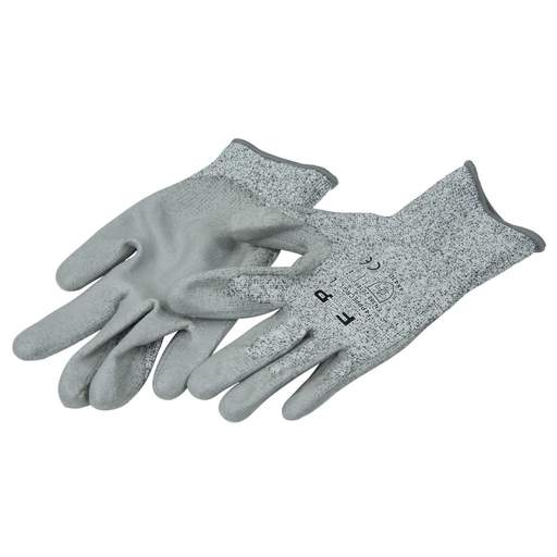 F4P Large Cut Resistant Work Gloves Grey