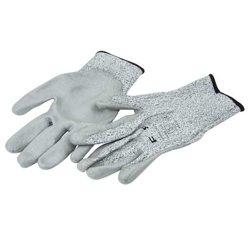 F4P X Large Cut Resistant Work Gloves Grey