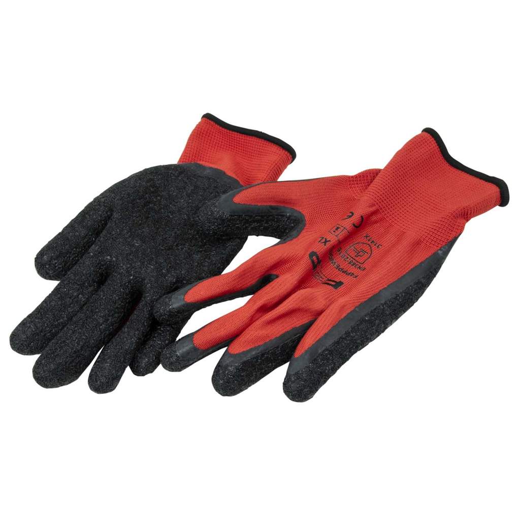 F4P X Large Latex Dipped Work Gloves Black and Red (F4PPPEWG/XL) | CEF