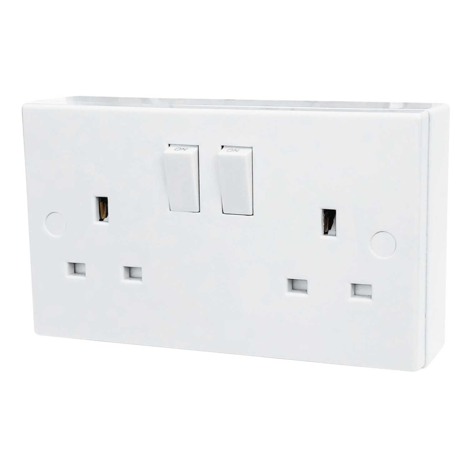 F4P 13A 1 Gang Single to 2 Gang Double Converter Socket (F4PTSSC) CEF