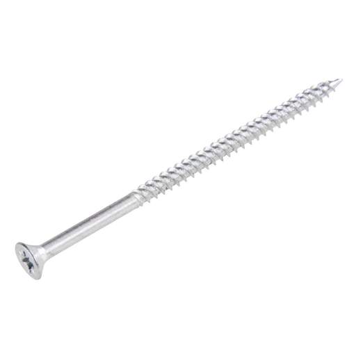F4P 8 x 3 Countersunk Twin Thread Woodscrews Bright Zinc Plated (200)