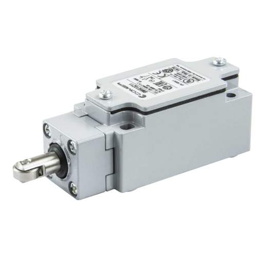 MCG Roller Plunger Limit Switch with 1 Normally Open and 1 Normally Closed Contact Block - Metal Body
