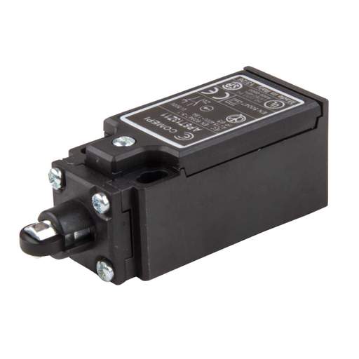 MCG Roller Plunger Limit Switch with 1 Normally Open and 1 Normally Closed Contact Block - Plastic Body