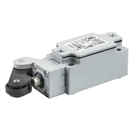MCG Angled Roller Limit Switch with 1 Normally Open and 1 Normally Closed Contact Block - Metal Body