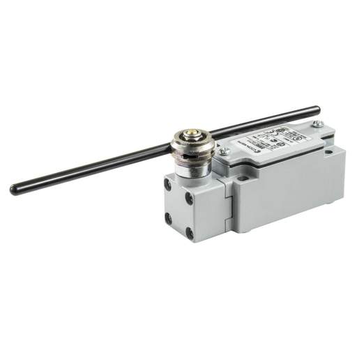MCG Adjustable Actuator Rod Limit Switch with 1 Normally Open and 1 Normally Closed Contact Block - Metal Body
