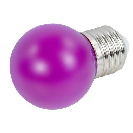 Fusion 1W ES LED Golf Ball Lamp Magenta